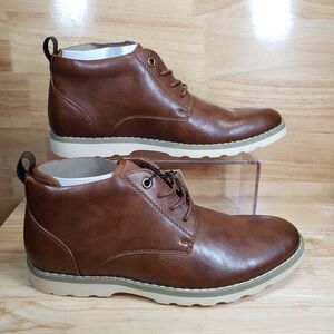 Madden NYC Men’s Size 7 Hoffman Chukka Boots Cognac Brown Casual New